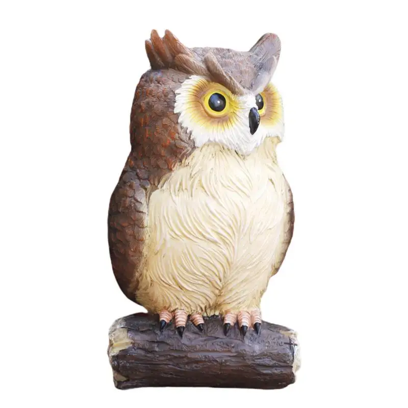 

Garden Owl Statue Owl Garden Sculpture Resin Owl Decoration Cute Owl Figurines Owl Outdoor Decor Yard Art Sculptures for