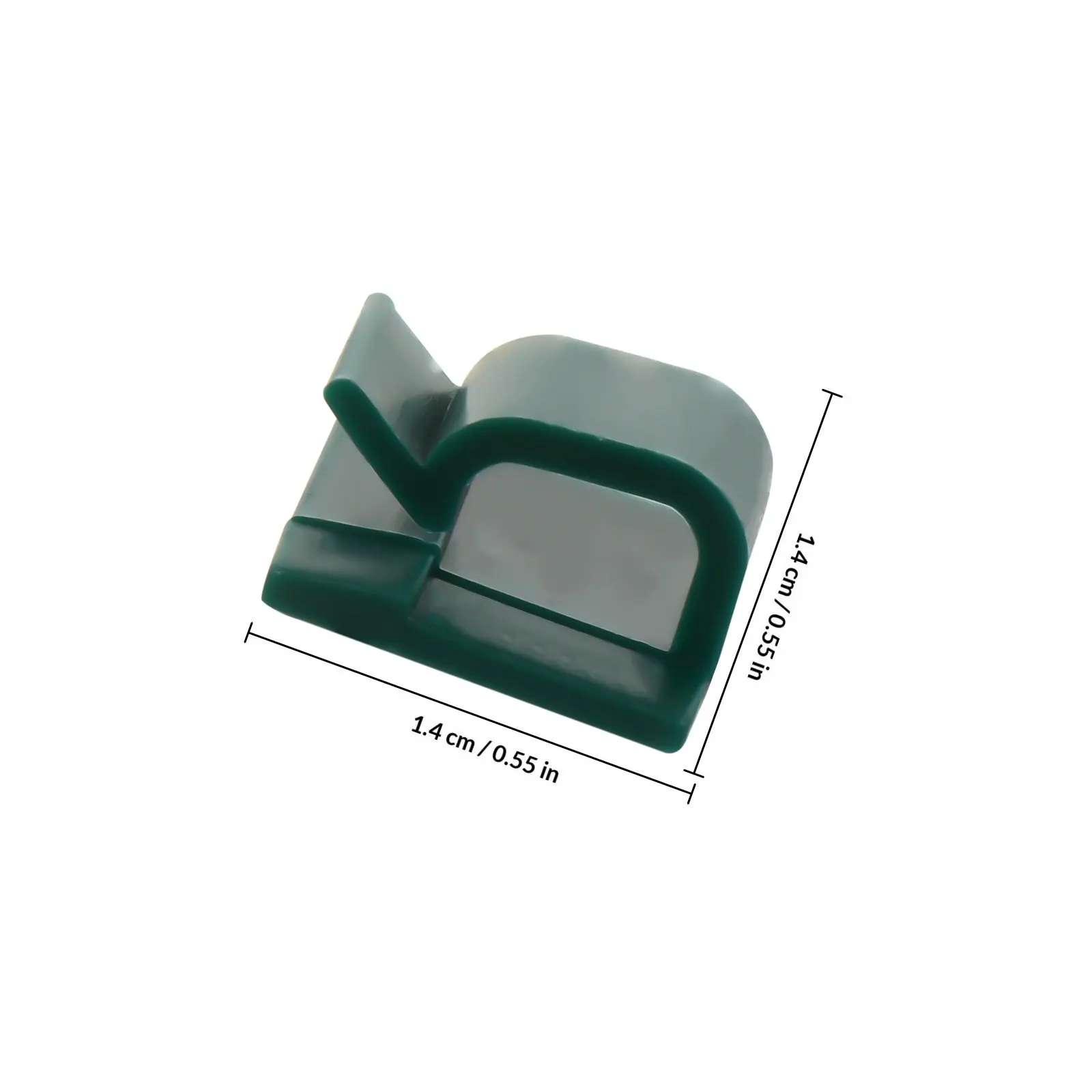 100Pcs 데스크탑 케이블 정리기 깔끔한 와이어 관리를 위한 뒷면 접착식 나일론 코드 클램프 USB TV 크리스마스 조명 케이블 고정