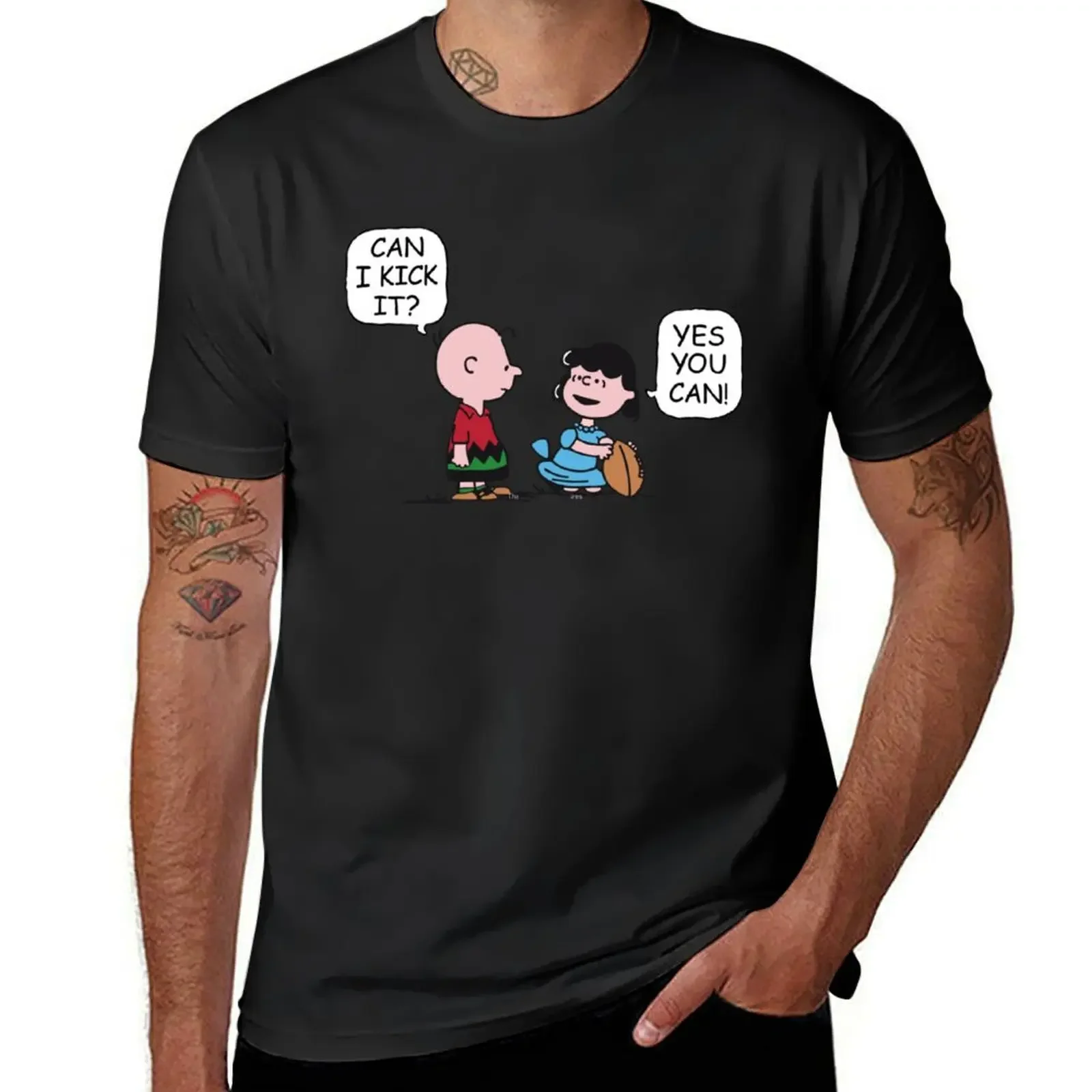 

Can I Kick it T-shirt blacks funnys animal prinfor boys t shirts men