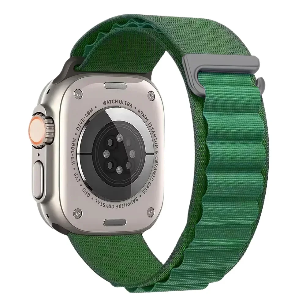 Premium Alpine Loop Nylon Strap for Apple Watch Band - Durable and Stylish Bracelet Watchband