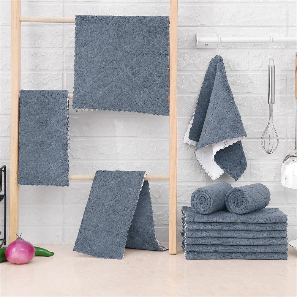 6pcs Microfiber Towel Absorbent Kitchen Cloth Wash Kitchen Clean Cloth Soft Lint Free Dish Household Wash Towel kitchen towel microfiber dish cloths cleaning cloth microfiber towel microfiber wash towel dish cleaning cloth microfiber dish cloth towel cleaning cloth dish cloth
