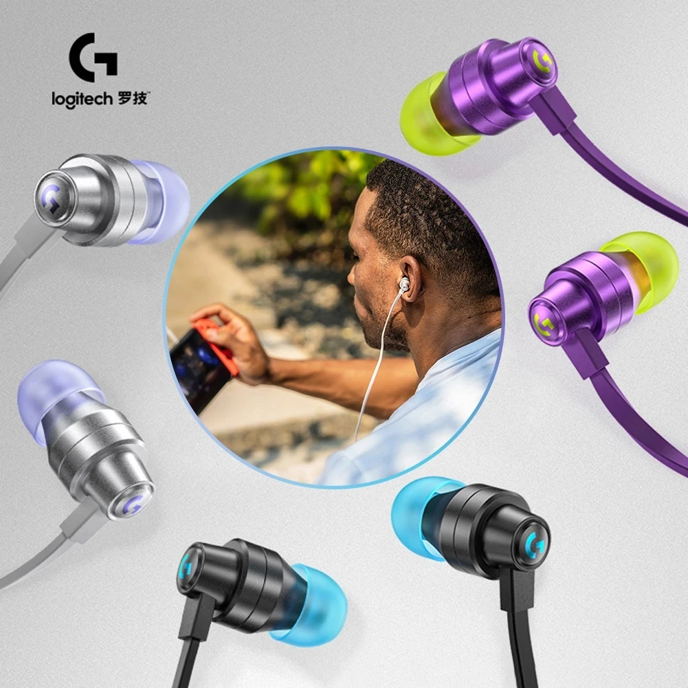 Logitech G333 Gaming Headset with Microphone 3.5mm Professional Gaming USB Headset for Laptop PC LOL Earphone