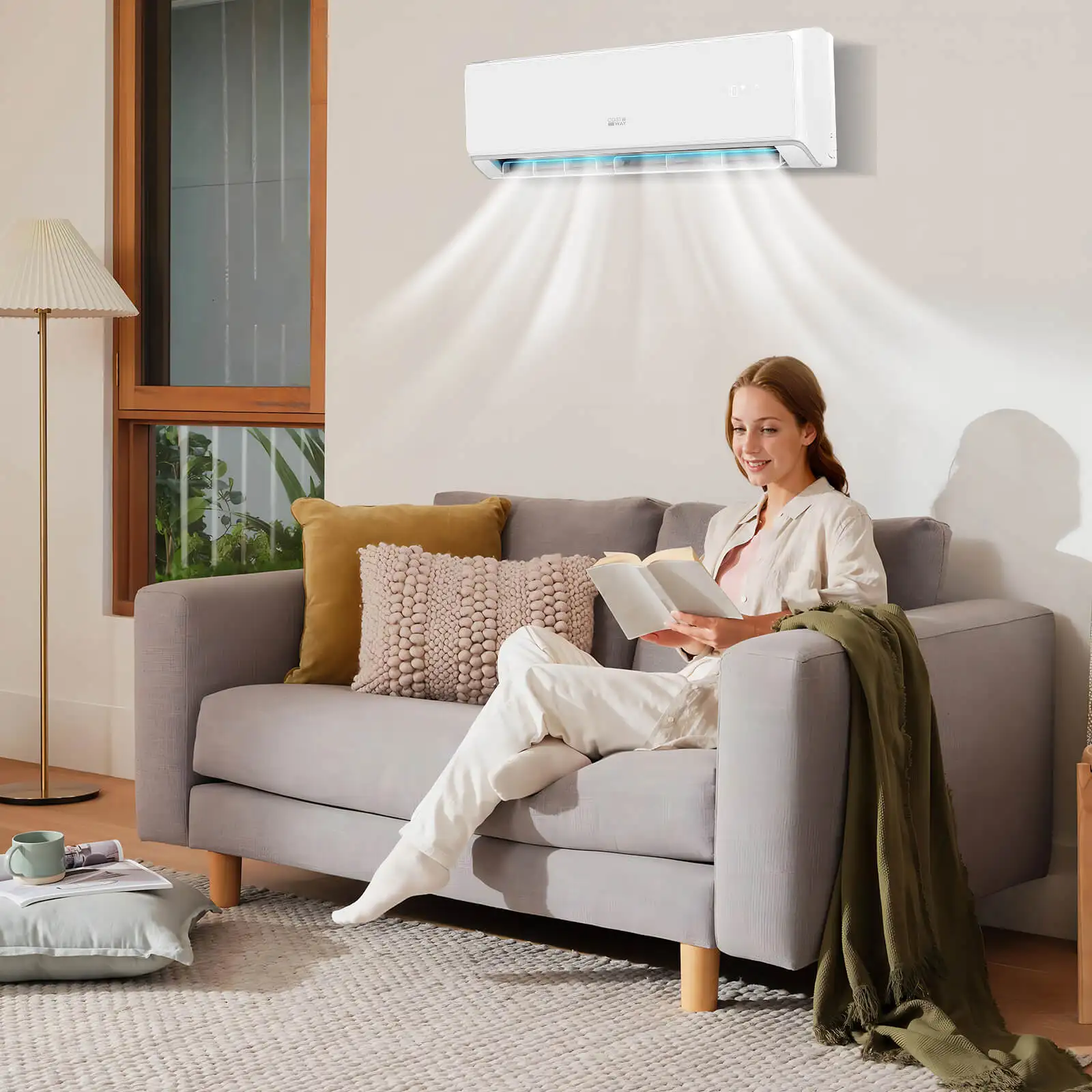 24000 BTU Wifi Enabled Mini Split Air Conditioner & Heater w/ Heat Pump 3