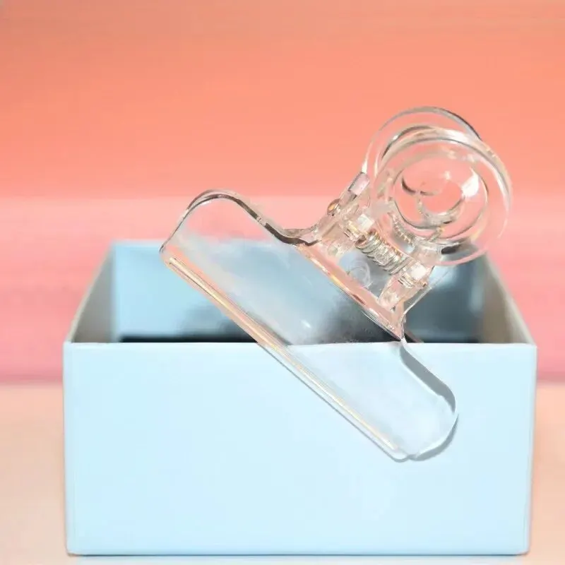 Paper Clip Dovetail Clip 10pcs Simple Transparent Long Tail Clip Multifunctional Student Stationery Dovetail Clip Office Supplies Banknote Paperclip