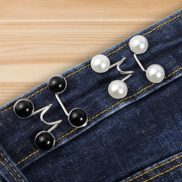 Boucle De Taille Ajustable Sans Clous, Ensemble D'extension De Taille  Réglable, Pour Jeans, Bouton De Réglage Parfait - Boutons - AliExpress