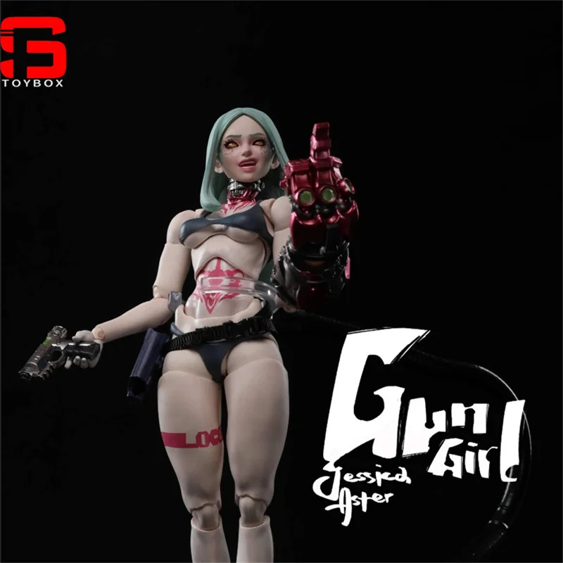 In Stock Romankey X COWL 1/12 Gun Girl Jessica Action Figure 6