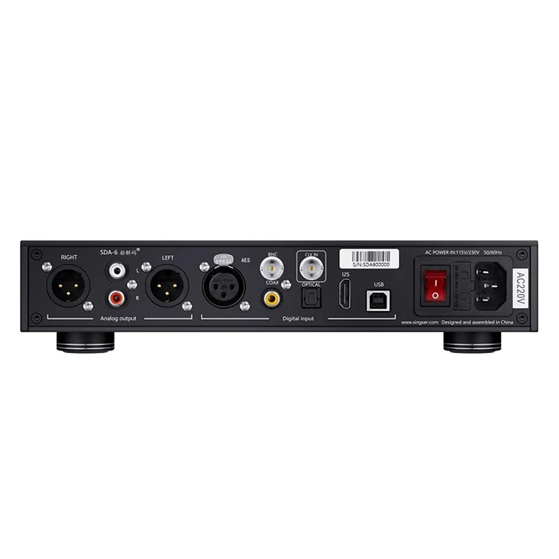 싱스커 SDA6 프로 2 디지털 오디오 디코더 HIFI DAC AK4191 AK4499EX*2 인터페이스 USB 네이티브 소스 하드 디코딩 DSD512 sda 6 pro2