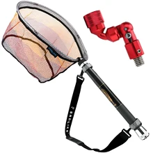  SANLIKE Fishing Landing Nets Telescoping Foldable Handle Rod Frame Pole for Carp Fishing Tackle Catching Releasing Fishing Tool 