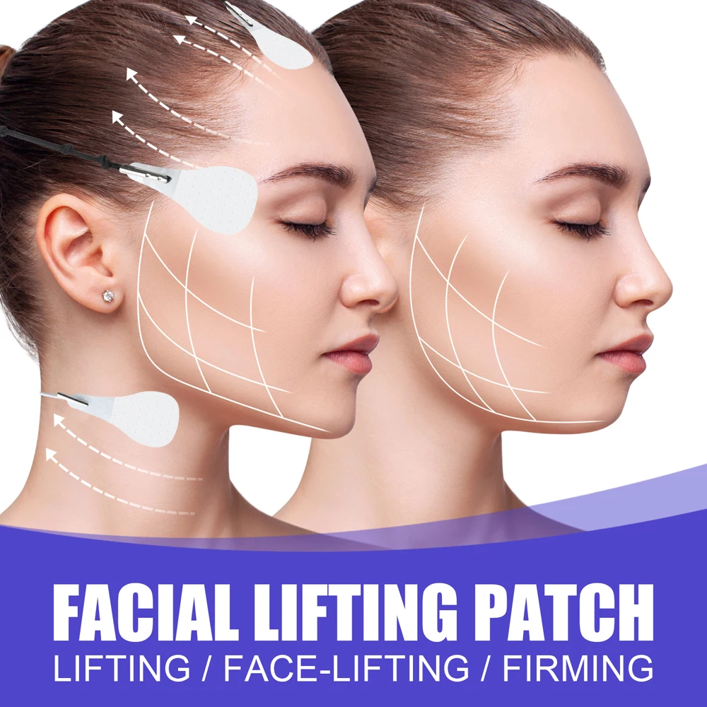 60Pcs Invisible Face Sticker Fox Eyes Neck Double Chin Lift V Shape Refill Tapes Thin Makeup Facelifting Patch Lift Face Sticker