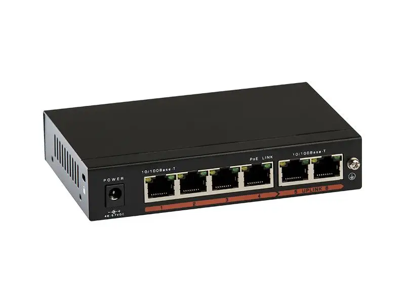 Коммутатор 4-портовый 10/100Mbps RJ-45 Uplink PoE UM1-E6_4P_mini (UM1-E6_4P_mini) | Компьютеры и офис