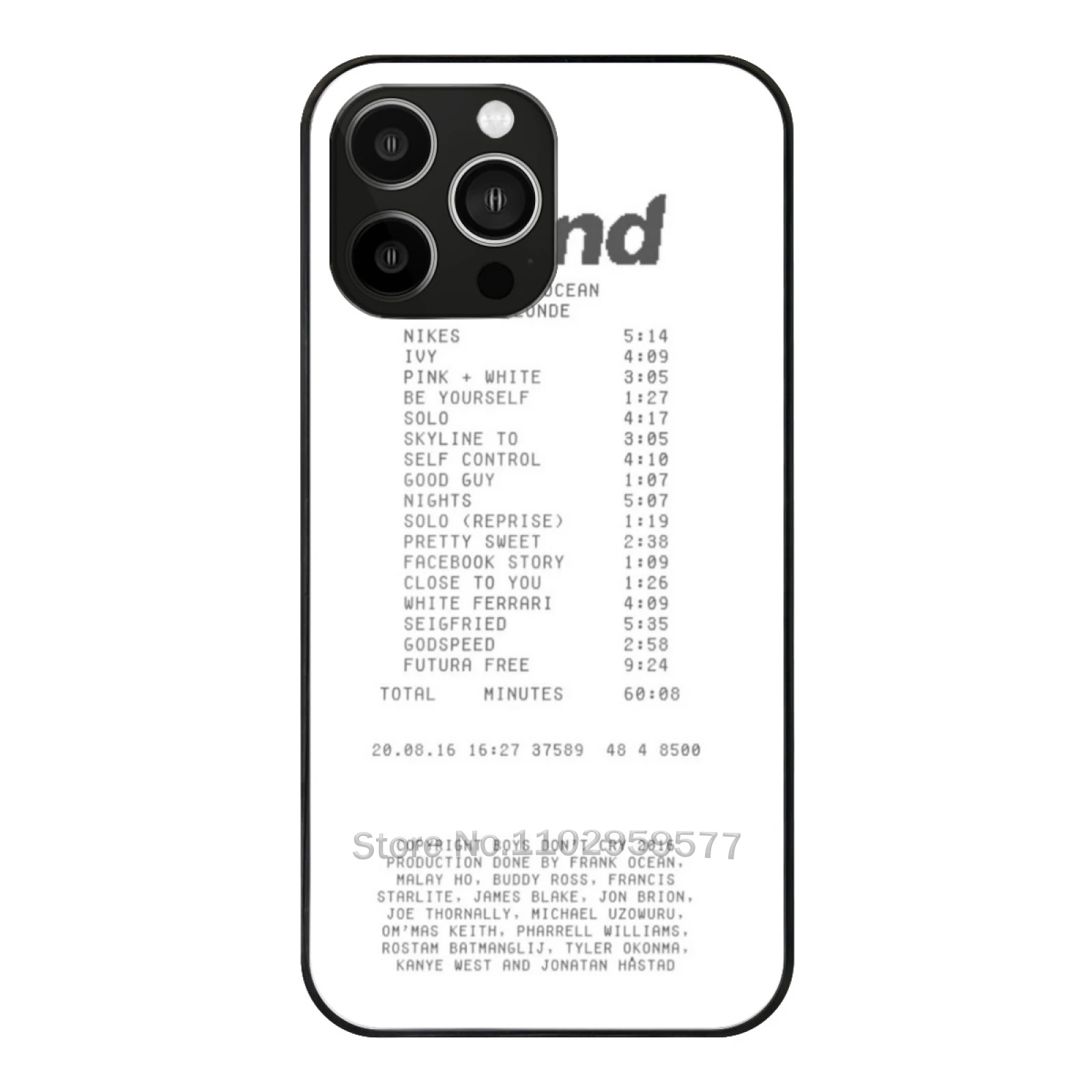 

Soft Glass Case For Iphone 15 14 13 12 11 Pro X Xs Xr 7 8 Max Mini Cover Blonde Reciept