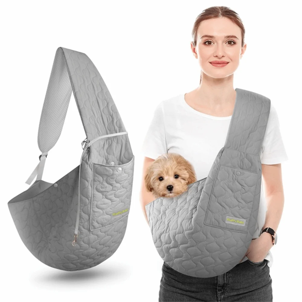 Eslinga de seguridad ajustable para perros, bandolera suave lavable a máquina para mascotas, cuerda de seguridad, portador para mascotas al aire libre