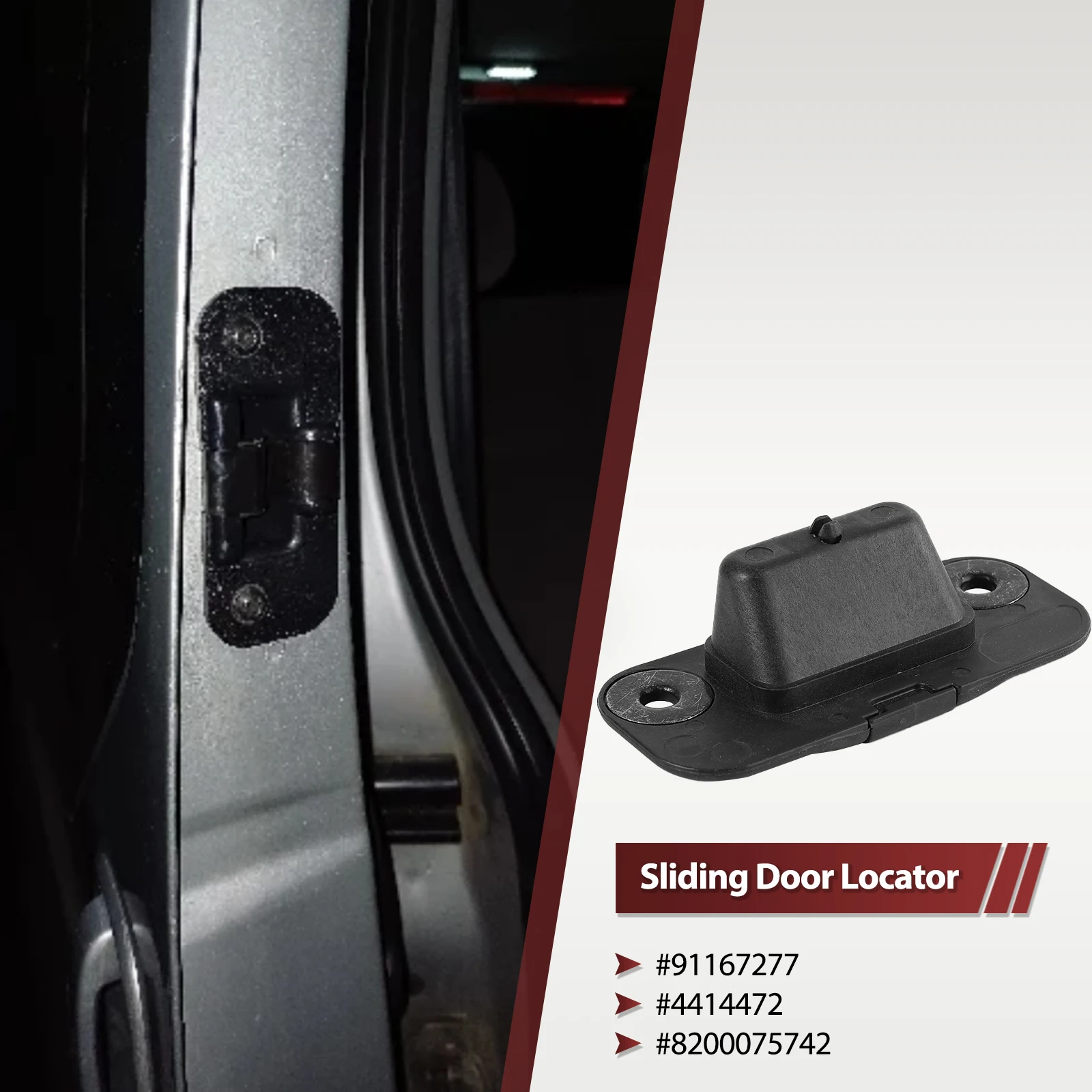 Localisateur Porte Coulissante Voiture Renault Trafic Kangoo Vivaro Master Movano 2001 | Remplace 8200075742