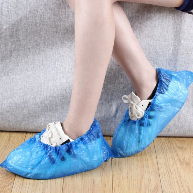 Cubrezapatos desechables de plástico, 1000 piezas de cubiertas de zapatos de plástico protectores impermeables para limpieza de zapatos, 200 unidades|Cubiertas de zapatos| - AliExpress
