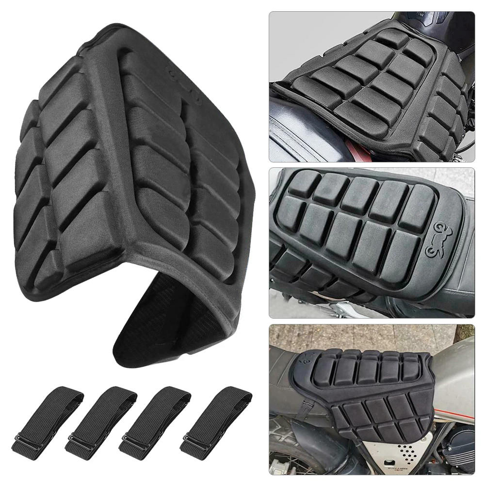 

Universal Motorcycle 3D Seat Cover Comfort Lycra Gel Seat Cushion Air Pad Shock-absorbing And Non-slip Breathable and Cool