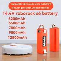 Original 14.4V 6500mAh Replacement Battery For Roborock S6 S7 MaxV Q5 Q7 MAX Robot Vacuum Cleaner Accessories Parts 1