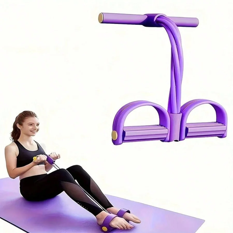 Bauchmuskeltrainer Mit Vier Bändern Für Effektives Bauchtraining_voghion.com