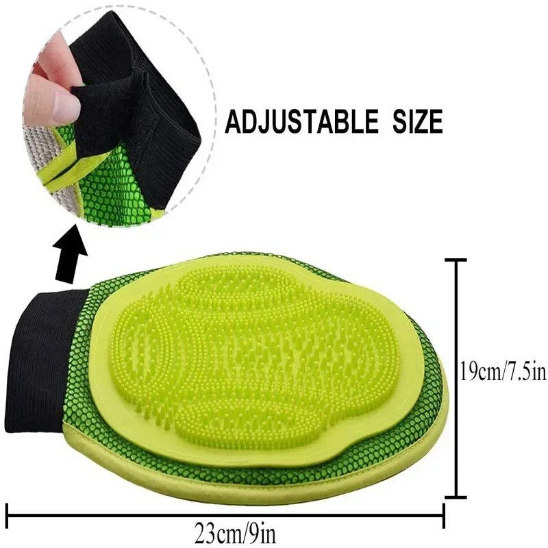 Pet Glove Cat Grooming Glove Cat Hair Deshedding Brush Remover Brush for Animal Gloves Dog Comb for Cats Bath Clean Massage Hair pet grooming gloves,pet hair remover gloves