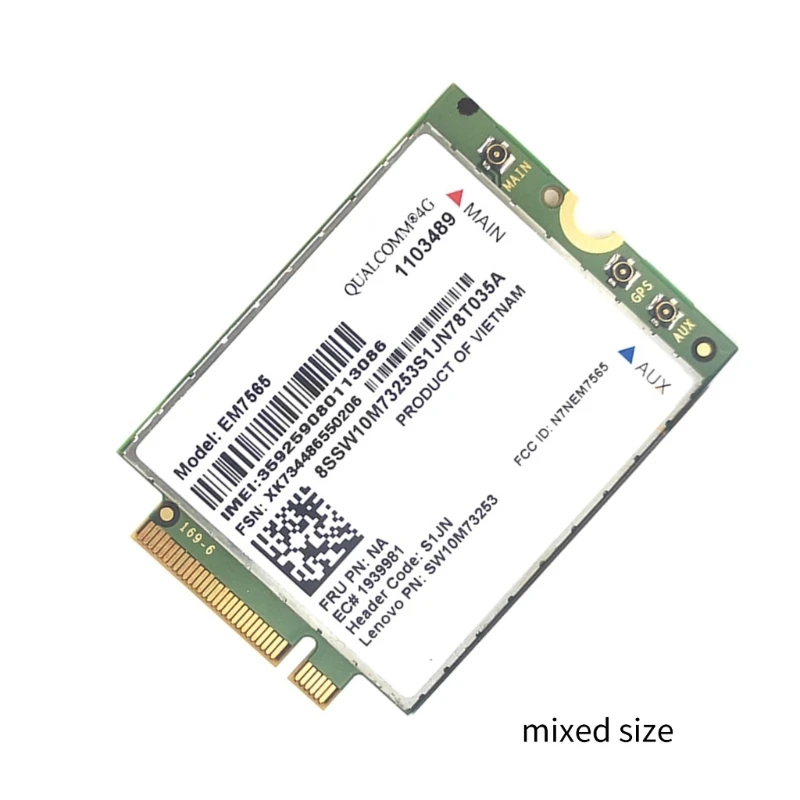 para Carbono x1 6ª Placa sem Fio Em7565 Lte Cat12 Módulo Cobertura Global 896f - Imagem 6