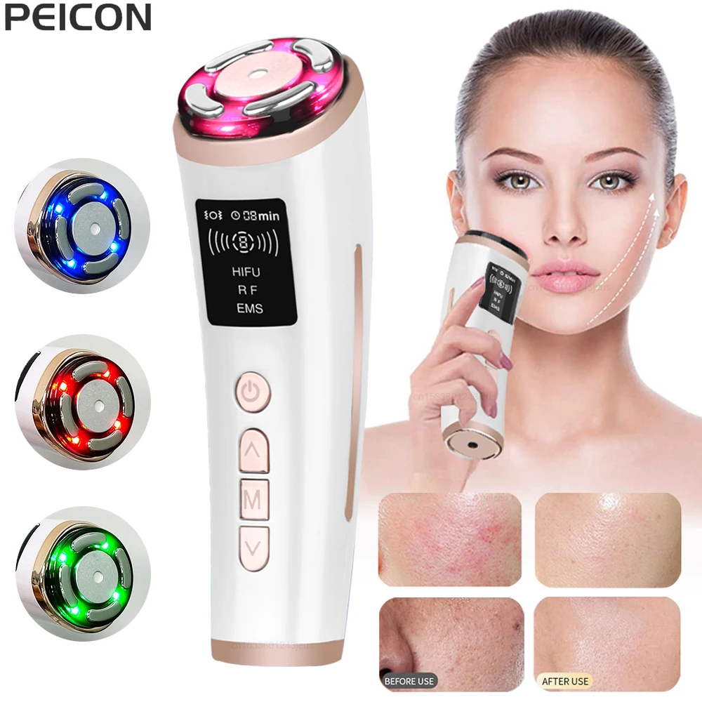 HIFU RF EMS BEAUTY INSTRUMENT 美顔器 Amazon.co.jp: 美顔器 1台多役 EMS 高性能 美容器 RF温冷美顔器
