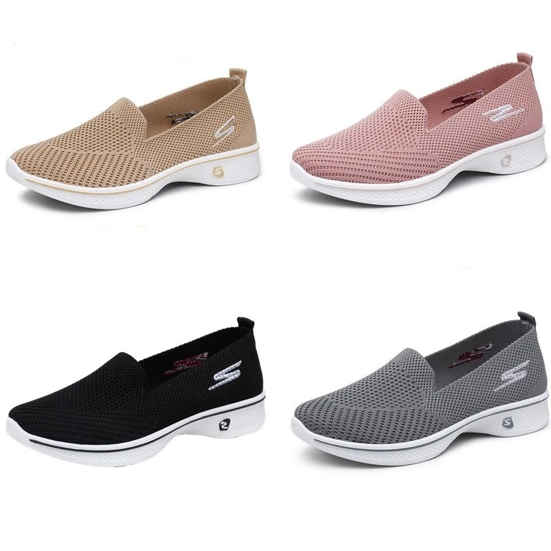 Zapatos planos de moda para mujer, mocasines transpirables, zapatos deportivos informales para caminar, zapatos de Yoga, de diseñador de lujo para Primavera/otoño| | - AliExpress