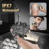 Electric Head Shaver for Bald Men 7 Blades Floating Razor Hair Trimmer USB Rechargeable LED Display Waterproof Beard Shavers 2