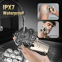 Electric Head Shaver for Bald Men 7 Blades Floating Razor Hair Trimmer USB Rechargeable LED Display Waterproof Beard Shavers 2