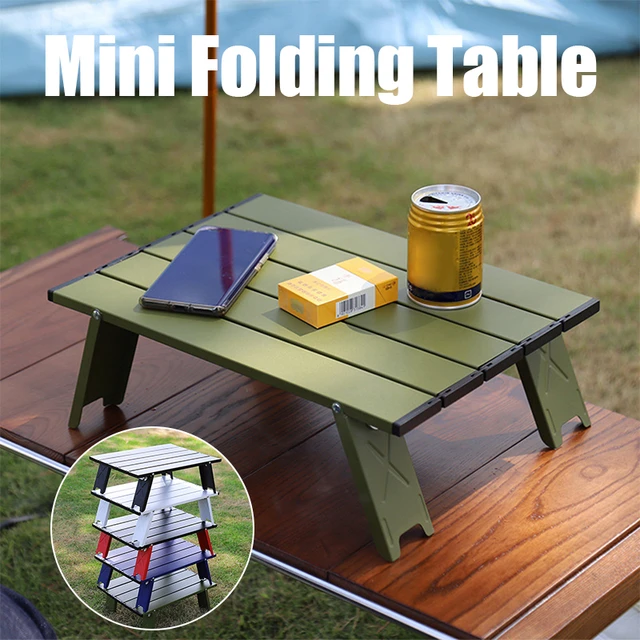 Table Pliante Portable Mini Pour Camping Et Activités Extérieures De Plage  Et Pique-nique, Ordinateur De Bureau Pliable Pour Barbecue, Légère, Mode  en ligne