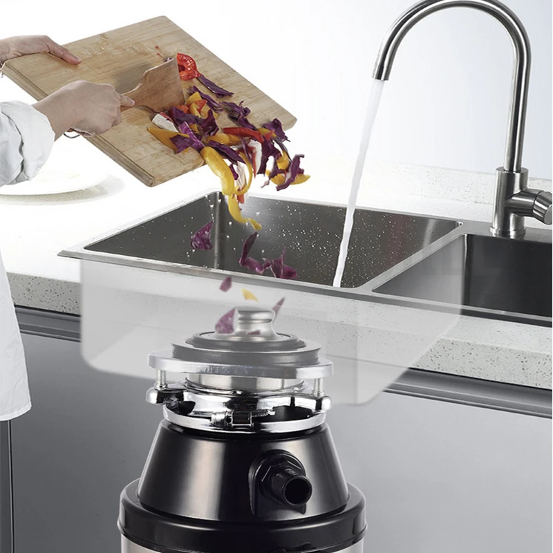 220V Household Food Waste Disposers Residue Crusher Sewer Rubbish Disposal Processor Kitchen Sink Appliance 4