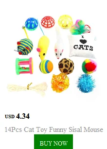 10Pcs Colorful Cats Ball Play Chew Scratch Training Toys Chase Ball for Kitten Play Disk Interactive Kitten Exercise Toy
