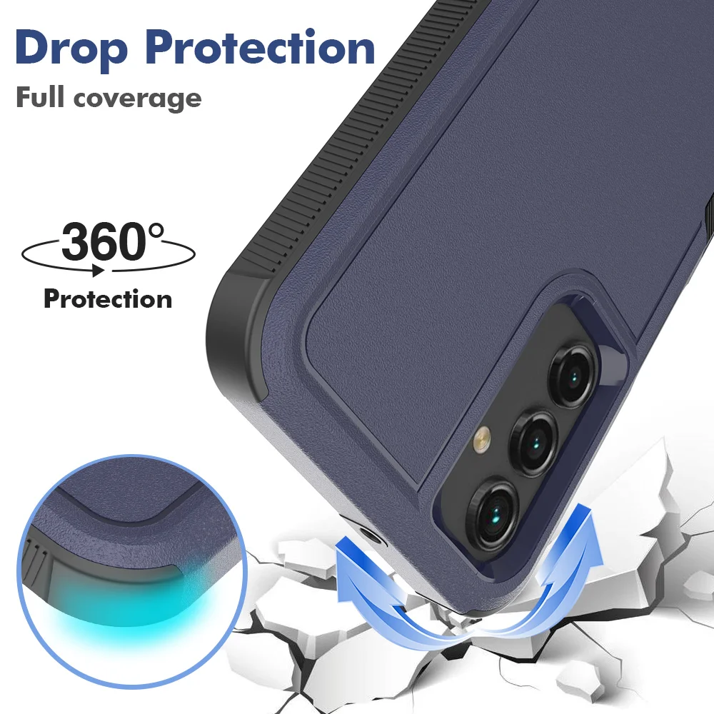 Custodia per armatura in TPU/PC per Samsung Galaxy A15 5G/4G A156 A155 Funda Capa 2in1 Custodia protettiva antiurto a doppio strato per cellulare - Image 4