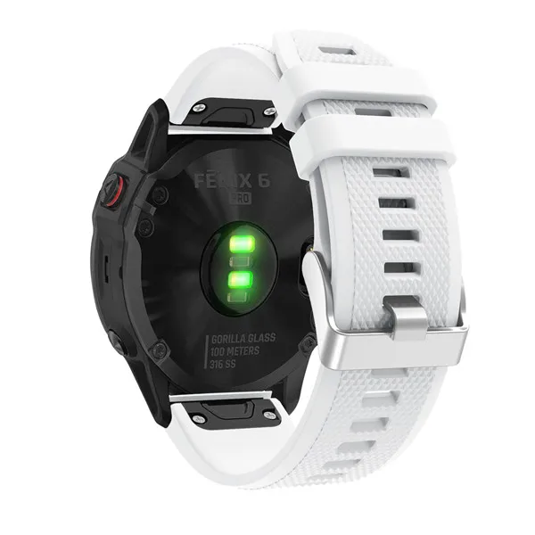 Versatile 22mm Silicone Quick Release Smart Watchband Bracelet