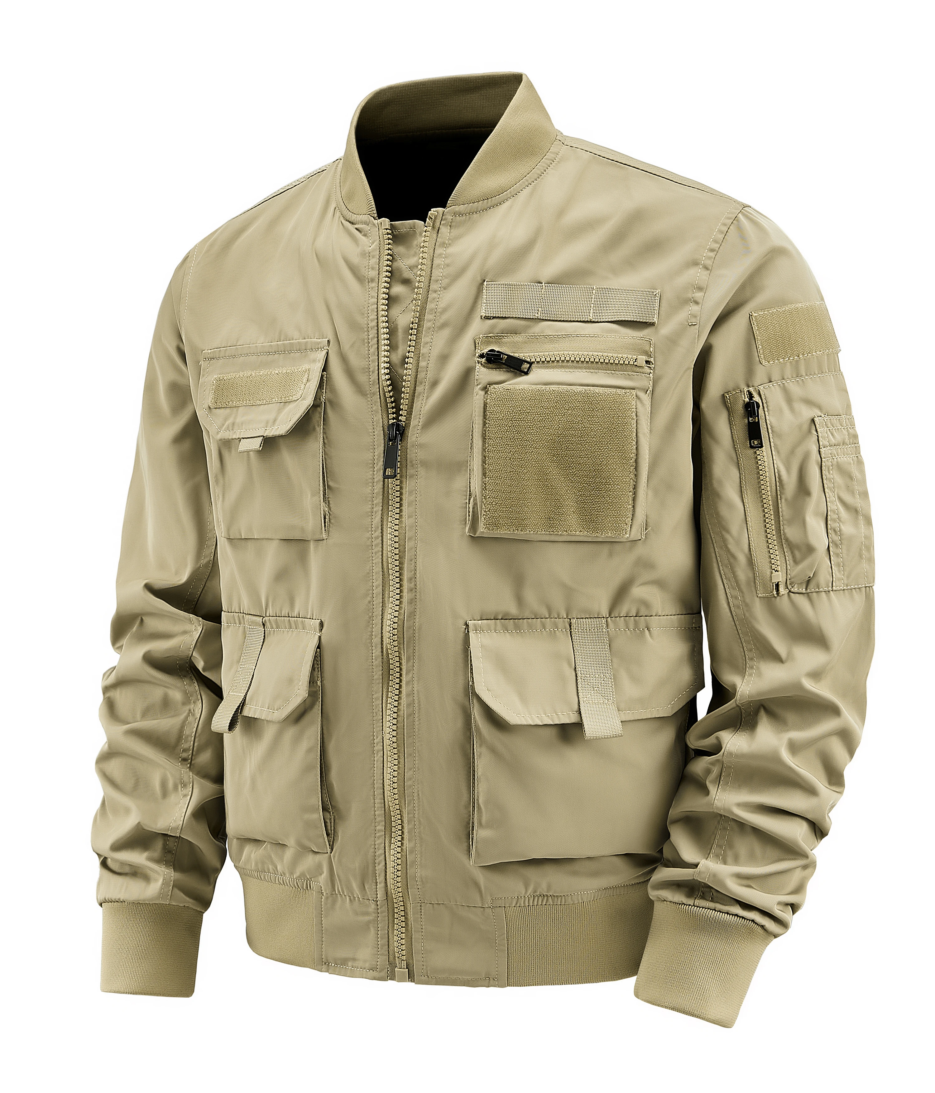 Spring And Autumn Men's New Multifunctional Military Cross-Country Jacket With Large Pockets Casual Fashion Men's Clothing