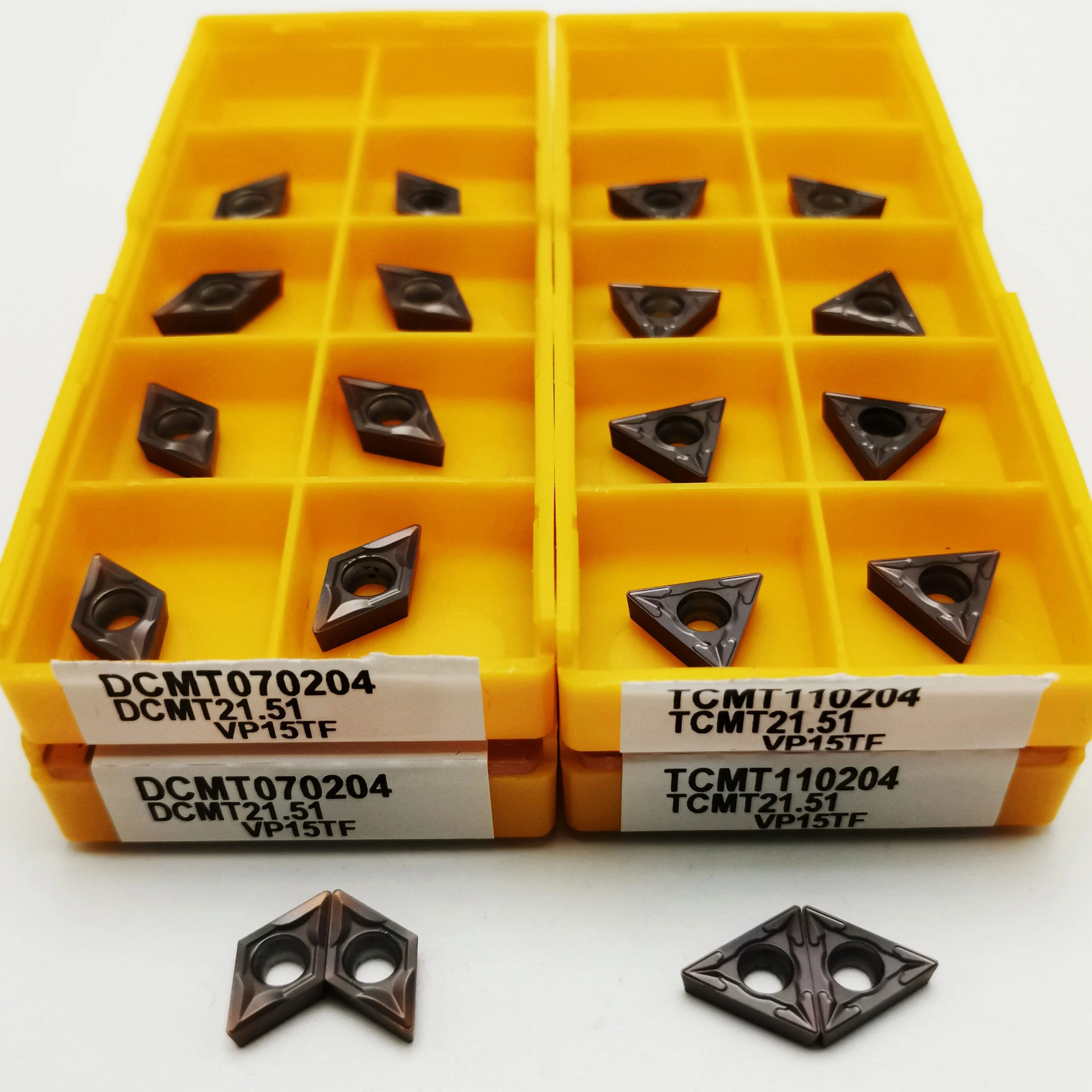 10PCSDCMT070204TCMT110204VP15TFCarbideInsertTurningInsertCNCLatheToolTurningTool