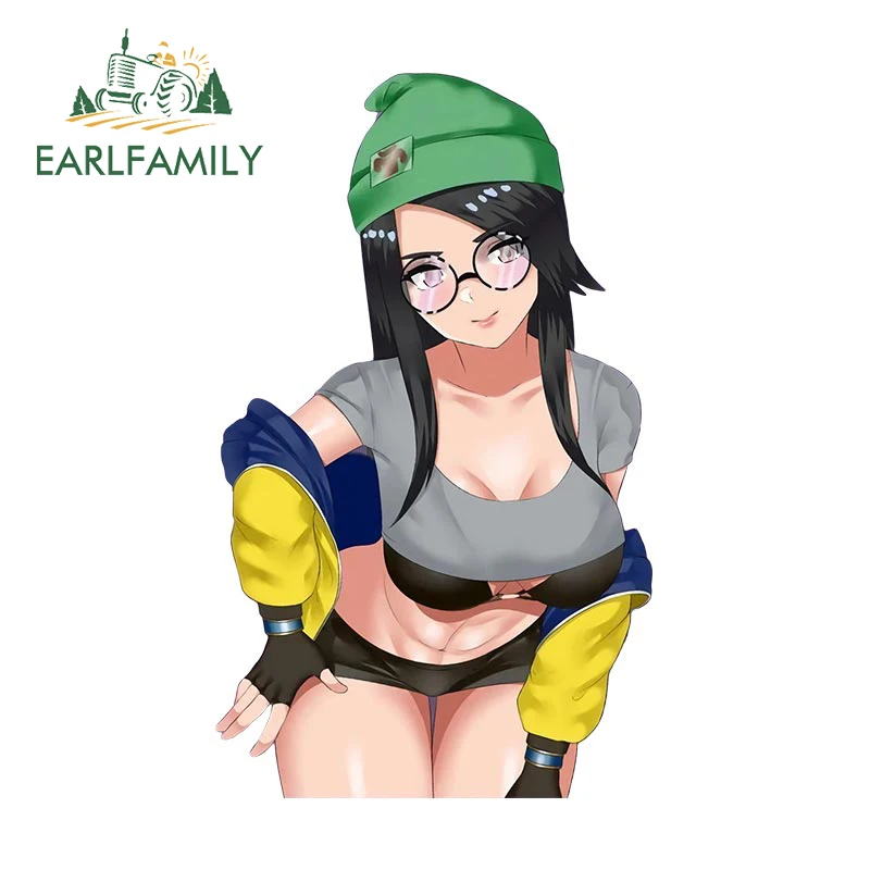 

EARLFAMILY 13 см x 7,9 см для Valorant Killjoy Автомобильная наклейка кондиционер Наклейка Автомобильные аксессуары индивидуальное креативное украшение