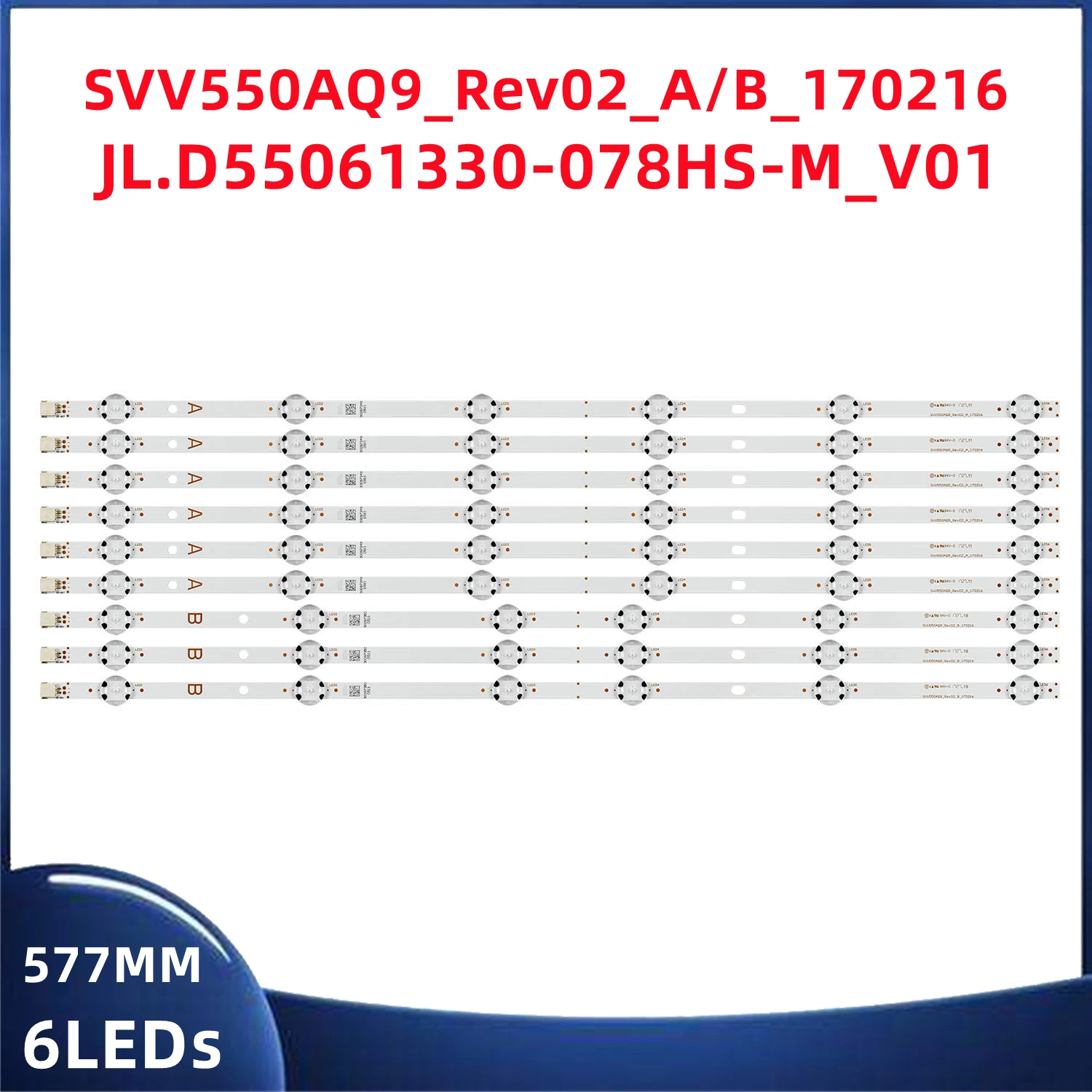 para Ves550qnyl2d-n01 N02 03 55v5863da 55ud8400 L55ue19 Svv550aq9 Tx55fx550b Tx-55fx550e Tx-55fx555b Svv550aw9-a b Tira Conduzida