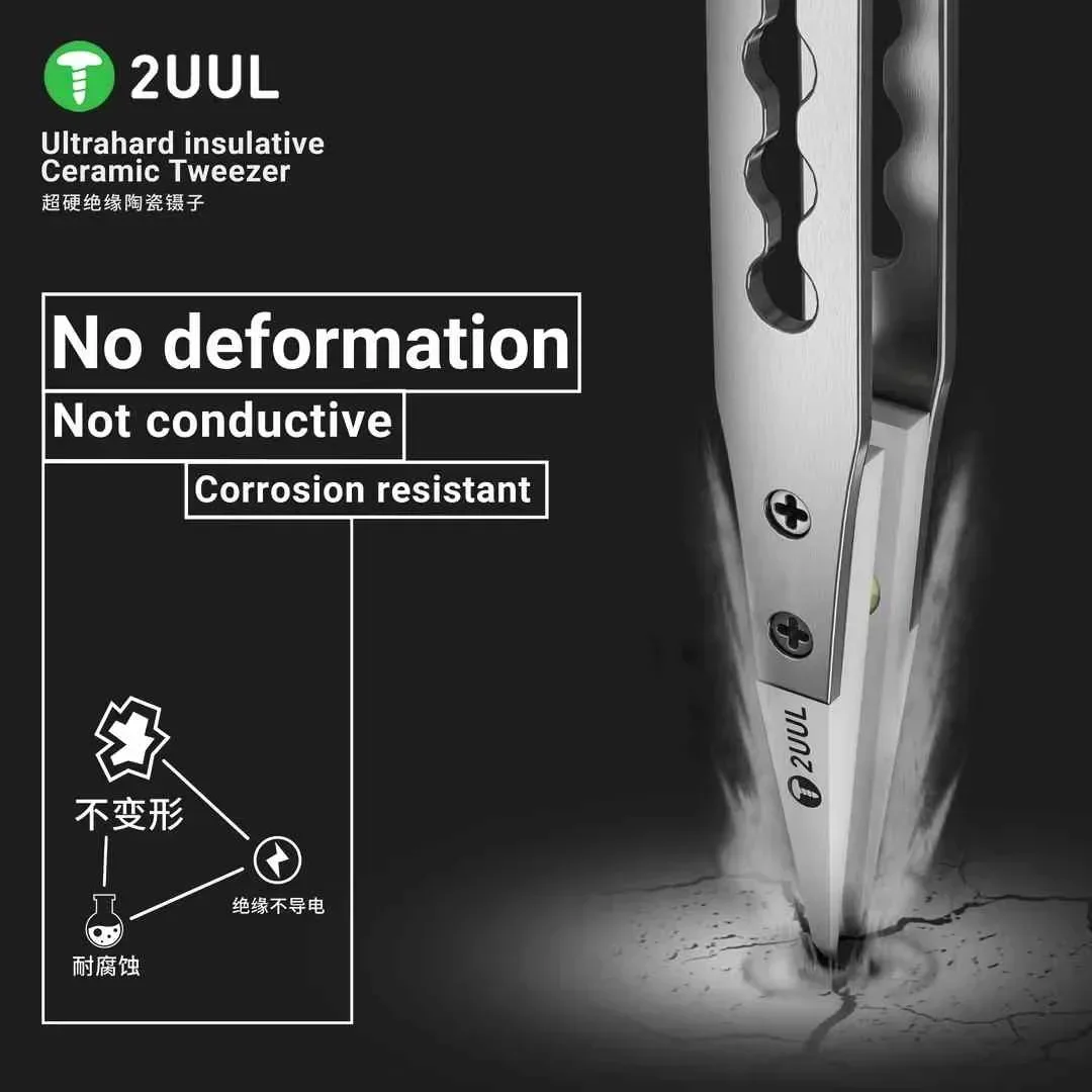 3D Hand Polish Tweezers for Phone Repair Flying Hard Wire Everyday Forceps Super Hard Extra-point 2UUL TW31