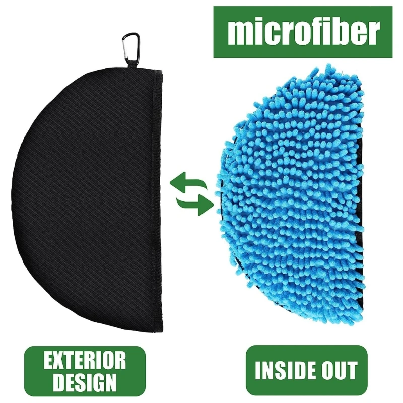 Disc Golf Cleaning Tool Waterproof Disc Golf Bag Cleaning Tools Flying Tool Golf Towel Cover