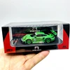 SR 1:64 STAR RACE 911 GT3 pink/green alloy car model 6