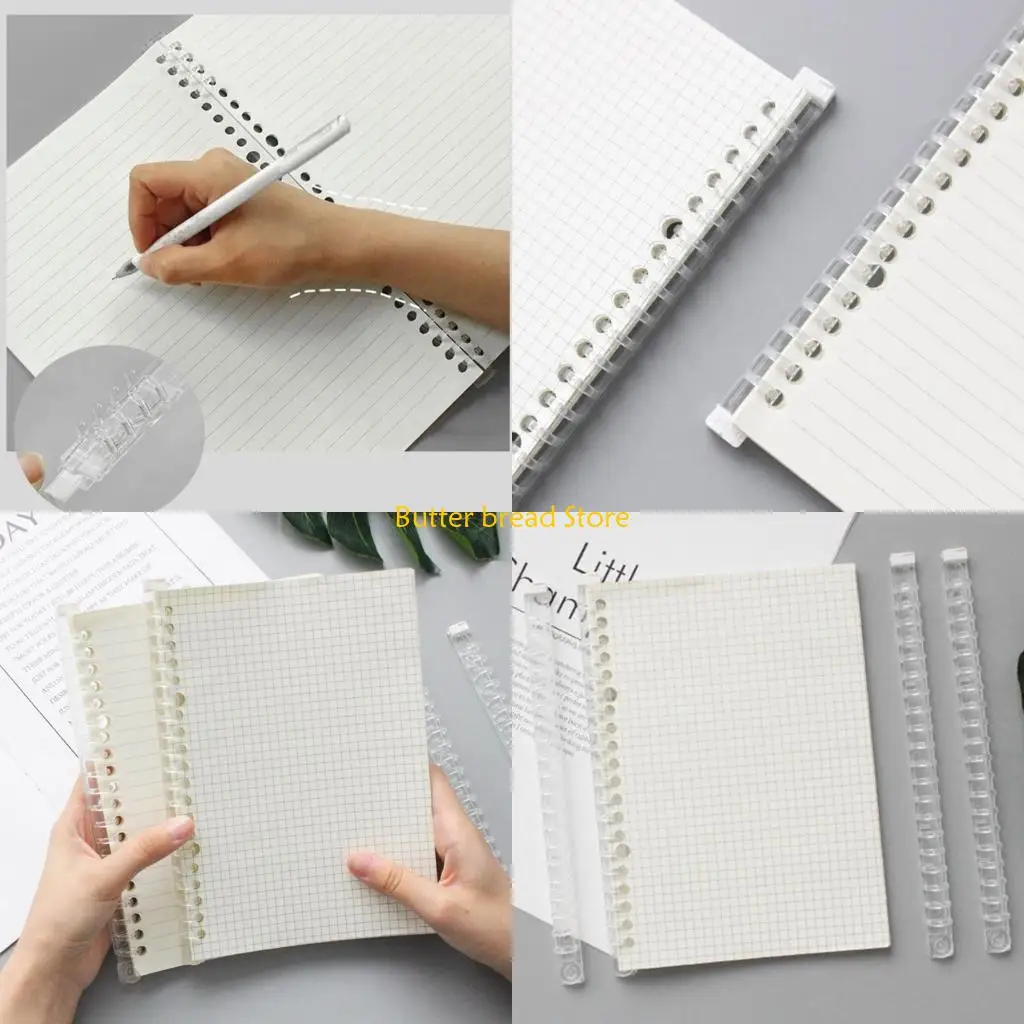 W89C B5 루스리프 노트북용 내구성 20링 26링 교체 바인딩 링