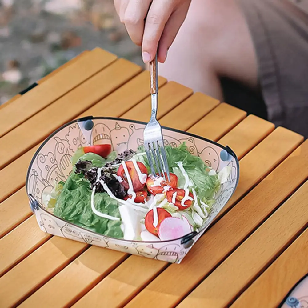 Outdoor Folding Bowl Collapsible Tableware Portable Bowl Dinner Plate Coffee Filter Funnel Water Cup Outdoor Camping Plate 2