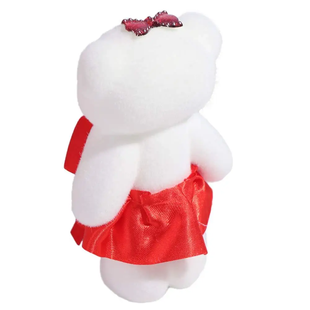 10pcs/set Foam Bear Bear Plush Foam Toys Plush Doll Cartoon Mini Bear Flower Bouquet 10cm DIY Cartoon Bouquet Doll