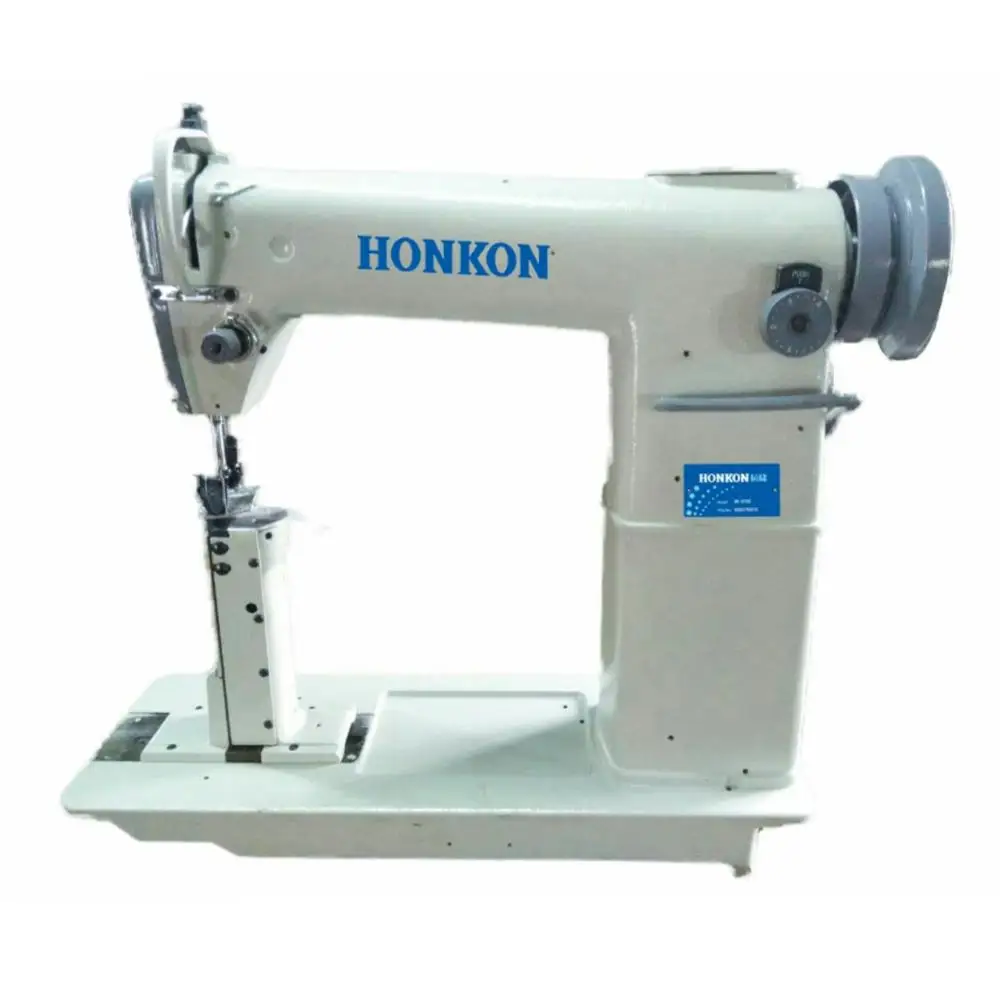 

Single Nee dle Post Bed Lockstitch Leather Bag Sewing Machine 1-10mm Max. Thickness HK-810 Cylinder Arm 2500rpm