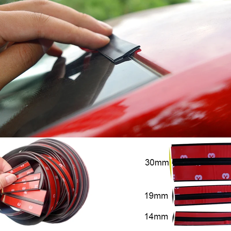 30mm Car Rubber Seal Strips Auto Seal Protector Sticker Window Edge Windshield Roof Sealing Strip Noise Insulation Accessories