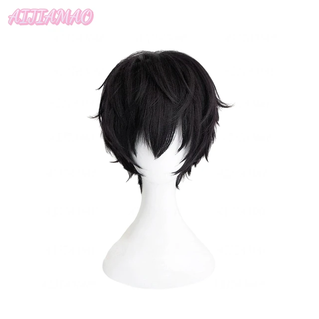 Persona 5 Joker Protagonist Akira Kurusu Ren Amamiya Black Cosplay Wig