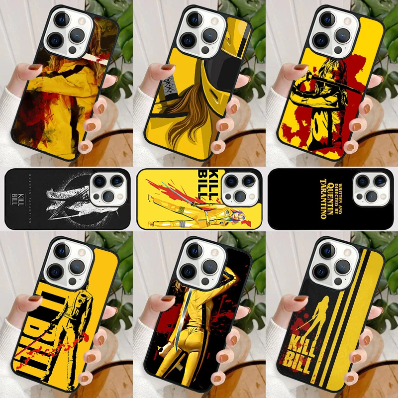 Kill Bill Movie Poster Custodia Per Telefono Per Iphone 15 Se2020 14 Xr Xs Max 6 7 8 Plus 11 12 13 Pro Max Mini Cover Per Telefono Coque