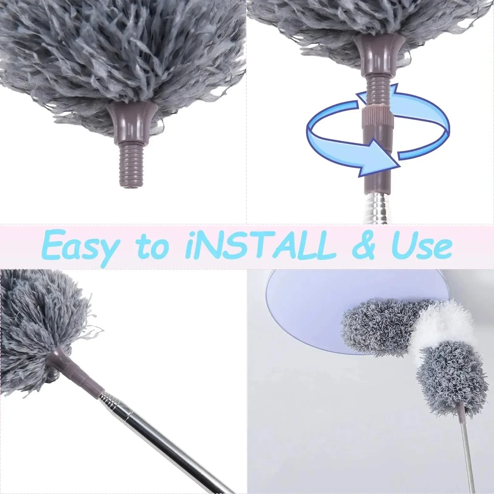 Multifunctional Duster for Bed, Bedside, and Household