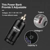 Wireless Tattoo Kit Complete Mini Rocket Machine Battery 20pc Tattoo Needles Power Rotary Tattoo Pen Permanent Makeup Tattoo Kit 5