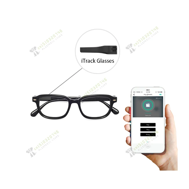 

New Glasses Locator Bluetooth Gps Tracker Find My Glasses Smartphone App Eyeglasses Finder