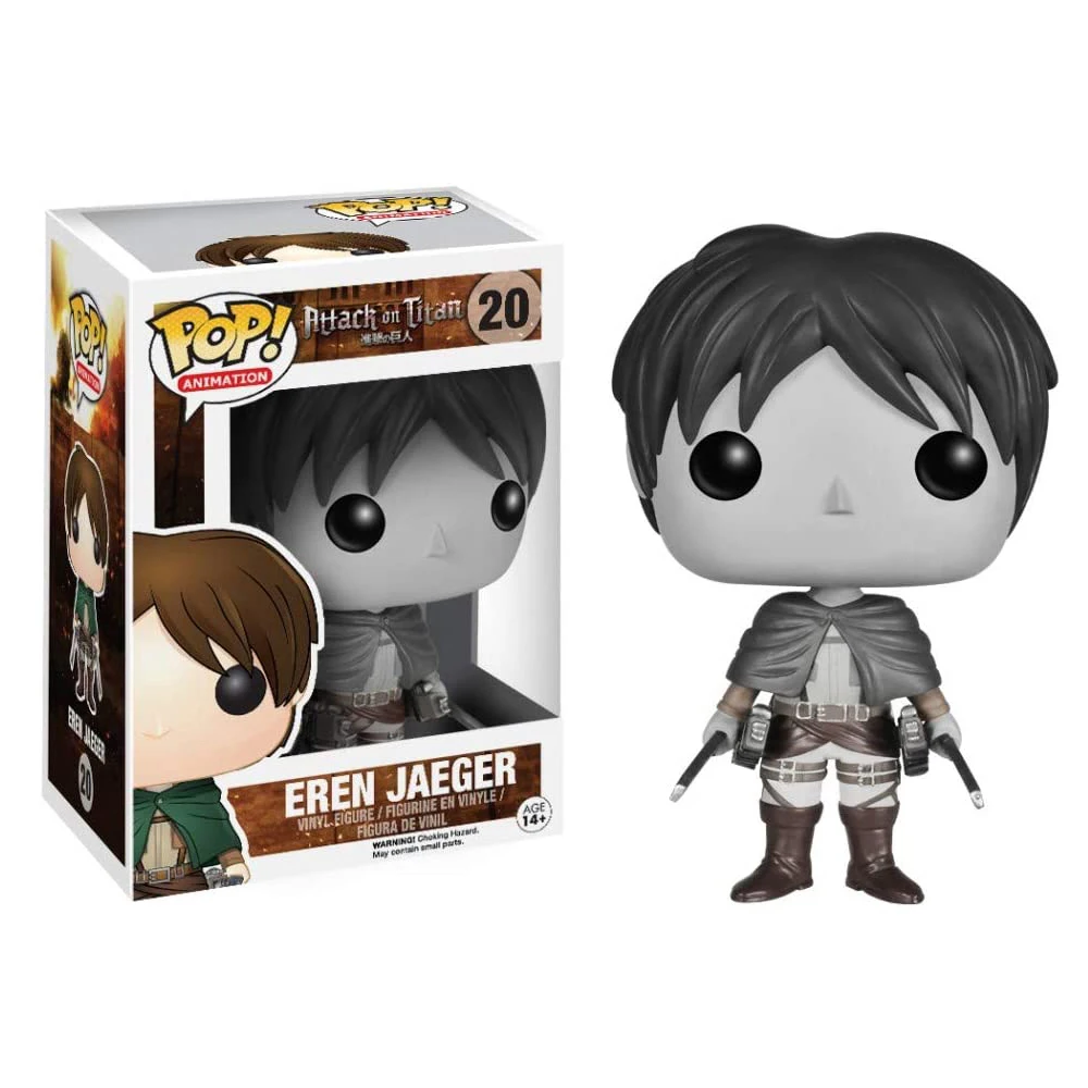 thumbnail image 5 of Funko pop Attack on Titan Eren Jaeger n.° 20 Titan Form n.° 22 Mikasa n.° 21 Figura de vinilo Muñeca Modelo Juguetes, 5 of 5